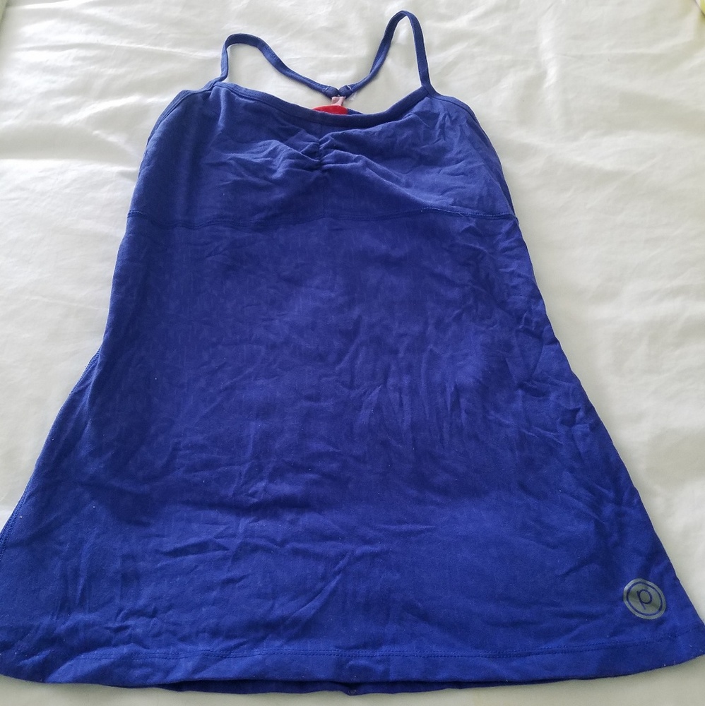 Pure Barre Split 59 Built In Bra Tank Top